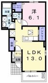 ローレンスハイツⅡ・Aの間取り画像