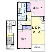 ポライトリーBの間取り画像