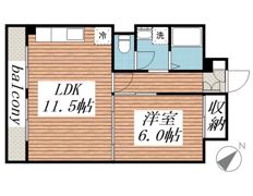 山口マンションの間取り画像