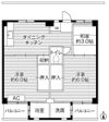 ビレッジハウス中根1号棟の間取り画像