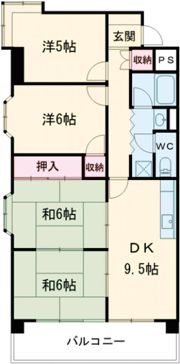 ファミール朝日の間取り画像