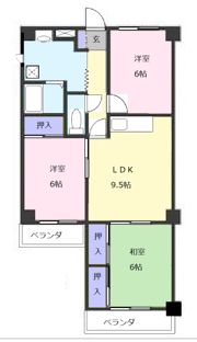メゾンタキノの間取り画像