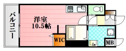 グラビスコート広島駅前通りの間取り画像