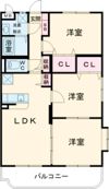 フォレステージⅢの間取り画像