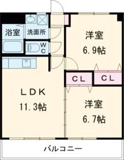 リバティヒルズきららの間取り画像