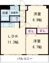 リバティヒルズきららの間取り画像