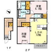 セジュール八幡イーストの間取り画像