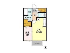 セジュールアラコ Aの間取り画像