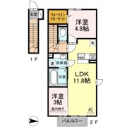 D-room泉台 A棟の間取り画像