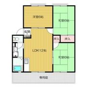 パークヒル枚方 Dの間取り画像