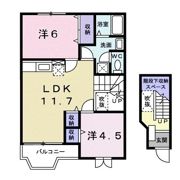 クレメントBの間取り画像