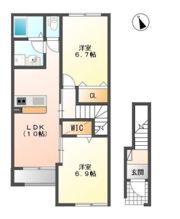 アルモ横塚の間取り画像