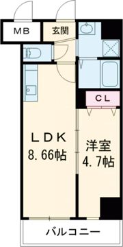 FREEDOM residence 藤井寺岡の間取り画像