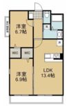 ヴェルクレスト静岡の間取り画像