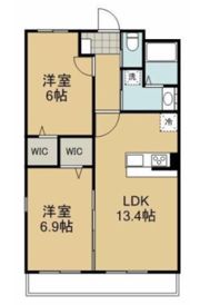 ヴェルクレスト静岡の間取り画像