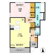 コスモソレイユの間取り画像