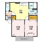 ミルキーウェイ Aの間取り画像