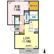オッツ三蔵子 Aの間取り画像
