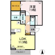 オッツ三蔵子 Aの間取り画像