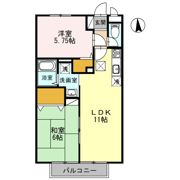 サンクコール朝和 B棟の間取り画像