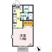 ミントグリーンの間取り画像