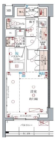 クレヴィスタ亀戸Ⅲの間取り画像