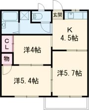 タウニイみくにの間取り画像