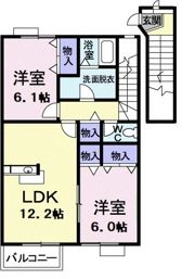 サニータウン中村南 Bの間取り画像