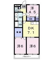湘南第二ホーワマンションの間取り画像