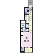 クラール観光町Cの間取り画像