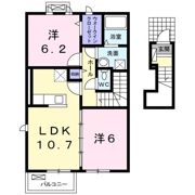 サンブリーゼ東山Eの間取り画像