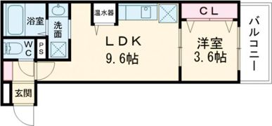 アート東大阪Aの間取り画像