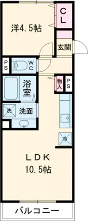 アルバグランデ桑名東方の間取り画像