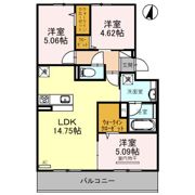 オリーブ嵯峨の間取り画像
