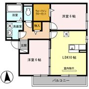 セジュール輪の間取り画像
