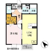 クレインウッド恵美酒 B棟の間取り画像