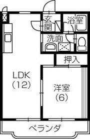 グレイス壱番館の間取り画像