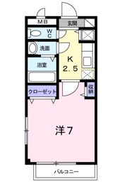 メゾンクレールの間取り画像