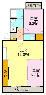 ストロベリーコーポの間取り画像