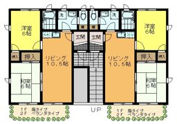 スクウェア25 Aの間取り画像
