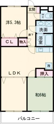 ヴェルジェの間取り画像