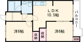 マンション中村の間取り画像