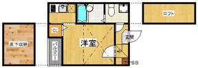 ベネフィスタウン六本松2の間取り画像
