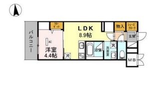 グランセジュール江坂 住居の間取り画像