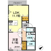 KTCハイツの間取り画像