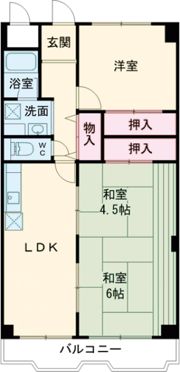 サニーヒル長坂の間取り画像