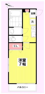 ベルズフローラ座間の間取り画像