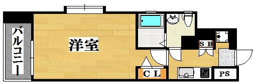 サヴォイステュディオブランシェの間取り画像