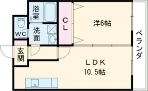 石田ハイツ2号館の間取り画像