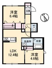 シャーメゾン21 D棟の間取り画像